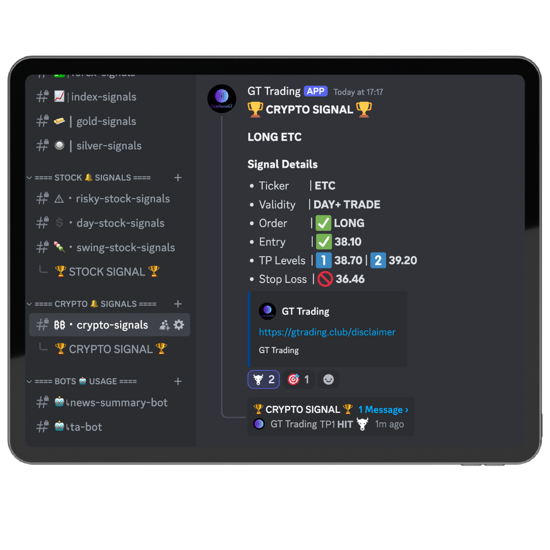 GT Trading Discord Crypto Signal